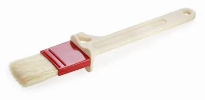 Zdjęcie produktu dla Pędzel cukierniczy szerokość 4 cm włosie 4 cm naturalne włosie z dystansem z tworzywa