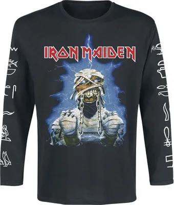 Produktbild von Iron Maiden Langarmshirt Herren World Slavery Tour schwarz XXL