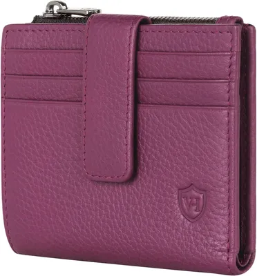 Produktbild von Leder Kartenetui Geldbörse Herren & Damen Kreditkartenetui (Pink)