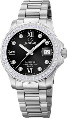Image de Jaguar Femme Montre analogique Cosmopolitan J892/4 Montre en acier inoxydable argenté UJ892/4