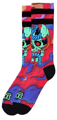 Produktbild von American Socks Dead And Alive - Mid High Red S