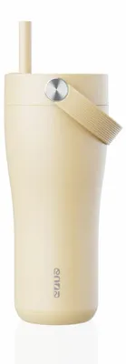 Produktbild von Equa CARRY Cup Isolierbecher, Thermobecher, To-Go-Becher, Isobecher, Edelstahl, Butter, 600 ml, 310122