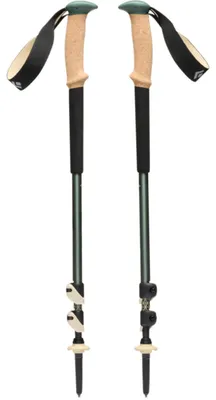Produktbild von Trekkingstöcke Trail Cork (grün/beige, 1 Paar, 100-140 cm)