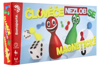 Image de Jeu de société « Ne t'énerve pas » en plastique magnétique, dans une boîte de 32 x 16 x 4 cm