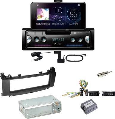 Produktbild von Pioneer SPH-20DAB DAB+ USB MP3 FLAC Einbauset für Mercedes A B Klasse W245 W169