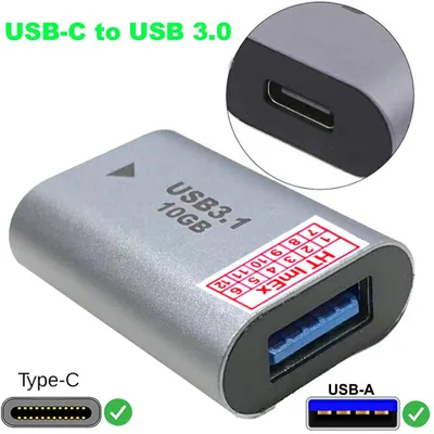 Produktbild von USB 3.1 Adapter A Buchse auf C Buchse Kupplung Verbinder Konverter Verlängerung