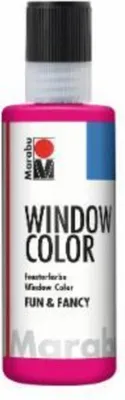 Produktbild von Window Color fun&fancy - Himbeere 005 80 ml. Packung mit 6 Stück