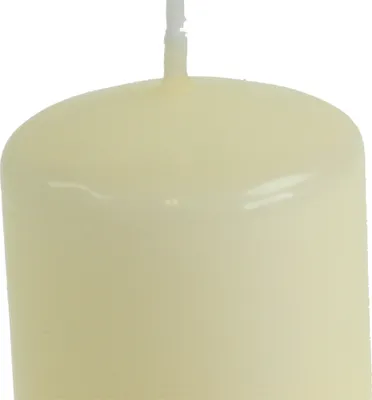 Produktbild von Stumpenkerze 120/40 Creme 24er Set - Tischdeko, Feier, Romantik, lange Brenndauer, 24 Stück