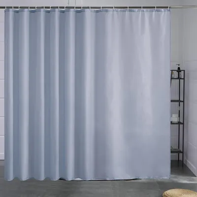 Immagine prodotto di Furlinic Tenda da doccia extra larga 275x180cm Grigio Blu Antibatterica Impermeabile