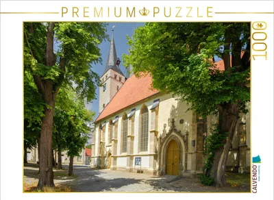 Produktbild von CALVENDO Puzzle Ein Motiv aus dem Kalender Fachwerkstadt Osterwieck | 1000 Teile Lege-Größe 64x48cm Foto-Puzzle für glückliche Stunden