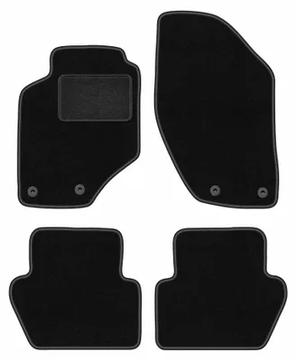 Immagine prodotto di Tappetini in moquette per Volvo 850 1991-1996 (station wagon/berlina) – set 4 pezzi, neri, su misura – Wielganizator LUX