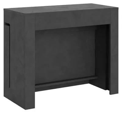 Immagine prodotto di Consolle Tavolo Allungabile 90-302x42x75 cm Evolve Antracite Spatolato