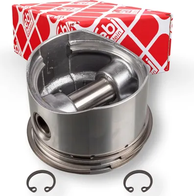 Produktbild von FEBI BILSTEIN Kolben Druckluftkompressor 106983 für RENAULT TRUCKS Premium 2 78mm 0,35kg