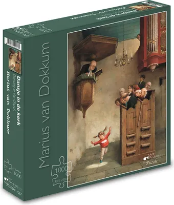 Obrázok produktu pre Art Revisited Puzzle Tanec v kostole – Marius van Dokkum 1000 dielov Umelecké puzzle