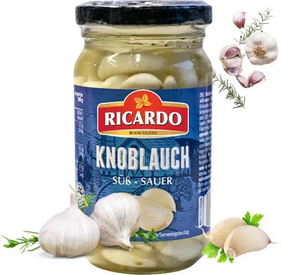 Produktbild von RICARDO Knoblauch Classic 190g Ganz, intensive und aromatisch
