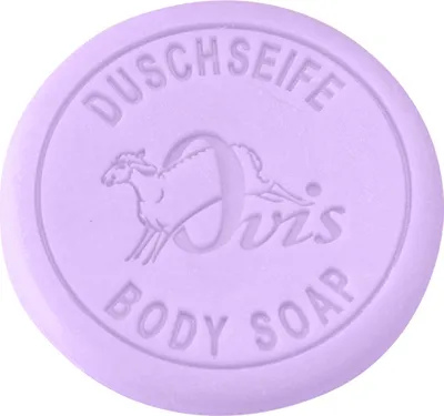 Produktbild von Duschseife Johanniskraut-Lavendel, Ovis Schafmilchseife, 100% Bio, für die tägliche Dusche, 100 g