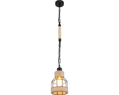 Obrázek produktu pro Lustr Globo Halia 15674H E27 60 W černo/hnědý