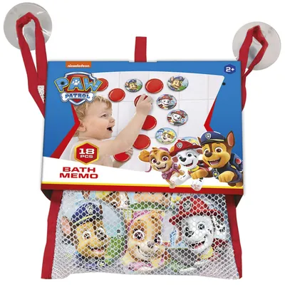 Produktbild von Totum PAW Patrol Bath Memo, Badekombinationsspiel, Junge/Mädchen, 3 Jahr(e), Mehrfarbig