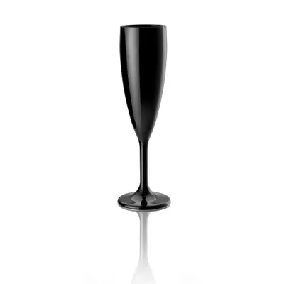 Productafbeelding van Champagneglas, Q Squared, 190 ml, zwart