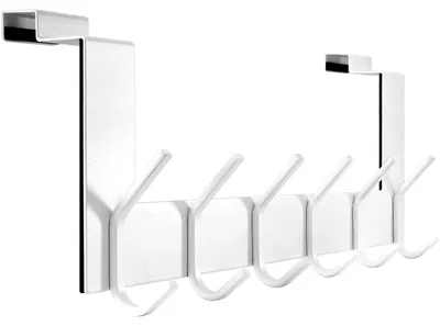 Image de Solidchoice - Porte-manteaux en acier inoxydable avec 6 crochets pour vestes