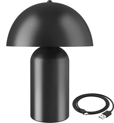 Obrázek produktu pro Malá retro stolní lampa Kade, stmívatelná - černá