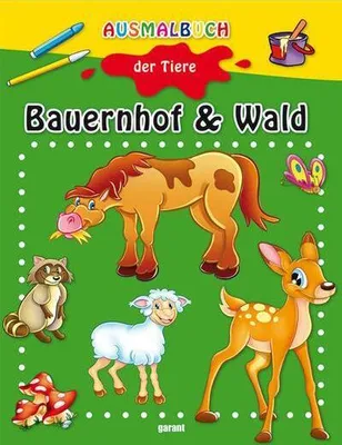 Produktbild von Malbuch - Bauernhof & Wald