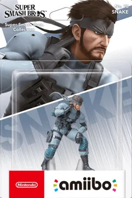 Immagine prodotto di Amiibo Super Smash Solid Snake Collezione Super Smash Bros