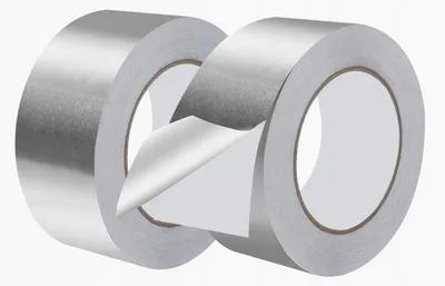 Produktbild von Aluminium Klebeband 2 Rollen 50mm x 50m Silber Hitzebeständig