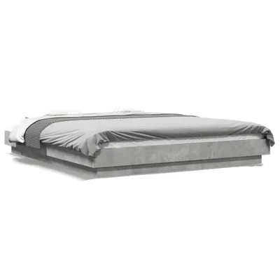 Immagine prodotto di vidaXL Struttura letto grigio cemento 150x200 cm materiale a base di legno