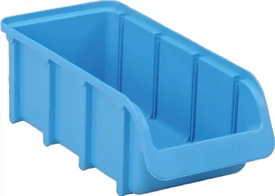 Zdjęcie produktu dla hünersdorff 682300 Sichtlagerkasten Größe 2/L 1,0 l blau