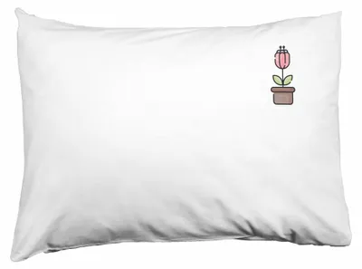 Kissenhülle 50 x 35 cm Weiß, 100 % Polyester, rechteckig, mit Reißverschluss