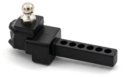 Obrázek produktu pro Příslušenství pro dálkové ovládání Tažné zařízení Přijímač Náhrada za 1/10 dálkové ovládání Crawler TRAX4 Axial SCX10 90046 90047 CC10 (ČERNÁ)