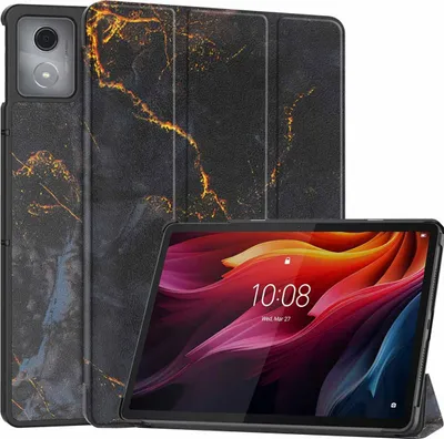 Productafbeelding van imoshion Design Trifold Bookcase voor de Lenovo Tab K11 Plus - Black Marble