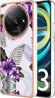Immagine prodotto di Custodia per Xiaomi Redmi A3, custodia in silicone TPU antiurto a fantasia Purple