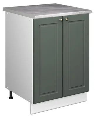 Produktbild von Spülenunterschrank Vicco Fame-Line Grün-Gold Landhaus/Weiß 60 cm, Model 65096