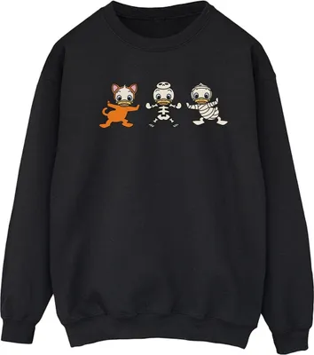 Produktbild von Disney - "Duck Tales Halloween" Sweatshirt für Damen BI29251 (L) (Schwarz)
