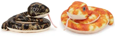 Image de Zappi Co : Peluche douce et câline - Parfaits compagnons pour les anniversaires des enfants et les occasions spéciales (12-15 cm) (Anaconda + Python)