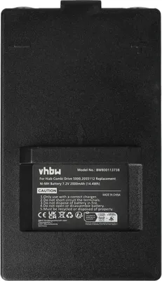 Produktbild von vhbw Akku kompatibel mit Hiab 2055112 Industrie-Funkfernsteuerung Fernbedienung (2000 mAh, 7,2 V, NiMH) - Schwarz