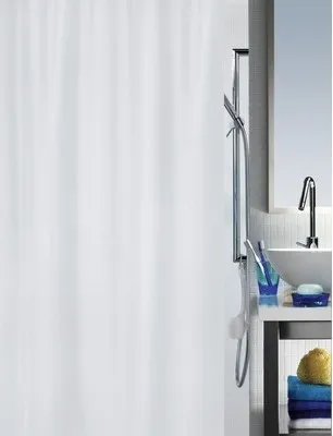 Produktbild von Spirella Primo, Einfarbig, Polyester, Weiß, 1800 mm, 2000 mm