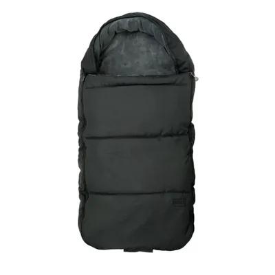 Productafbeelding van Novi Cozy voetenzak – warme wintervoetenzak met fleece, capuchon en rits, universeel, kleur: zwart