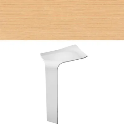 Produktbild von HZ SLF Innenecke 80-100° (nur mit Schelle 2151) Ahorn 20101 Heizungsrohrverkleidung Heizungsrohre Rohre Verkleidung