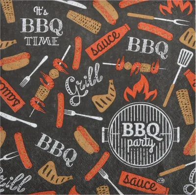 Image de 20 serviettes en papier BBQ Party