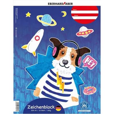 Produktbild von EBERHARD FABER Zeichenblock DIN A3