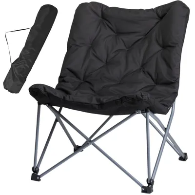 Produktbild von Camping-Sessel High Deluxe Mit Kissen In Anthrazit Von Redcliffs