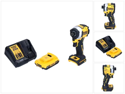 Produktbild von DeWalt DCF 850 D1 Akku Schlagschrauber 18 V 205 Nm 1/4" Brushless + 1x Akku 2,0 Ah + Ladegerät