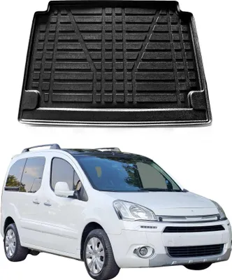 Produktbild von Kofferraumwanne Laderaumwanne für Citroen Berlingo SX 2008-2018 Gummi Schwarz