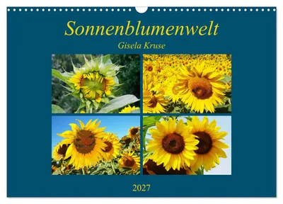 Produktbild von Sonnenblumenwelt (Wandkalender 2027 DIN A3 quer), CALVENDO Monatskalender