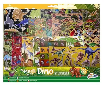 Obrázek produktu pro Sada samolepek Dino 500 kusů