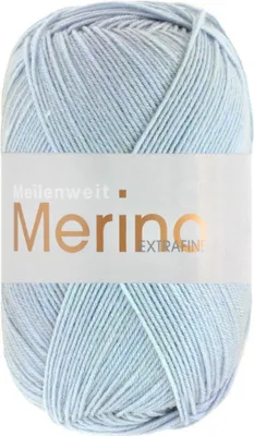 Produktbild von Lana Grossa - Meilenweit 100g Merino Extrafine uni 2419 hellblau