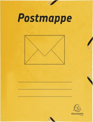 Produktbild von Exacompta Postmappe 55549B DIN A4 Karton gelb